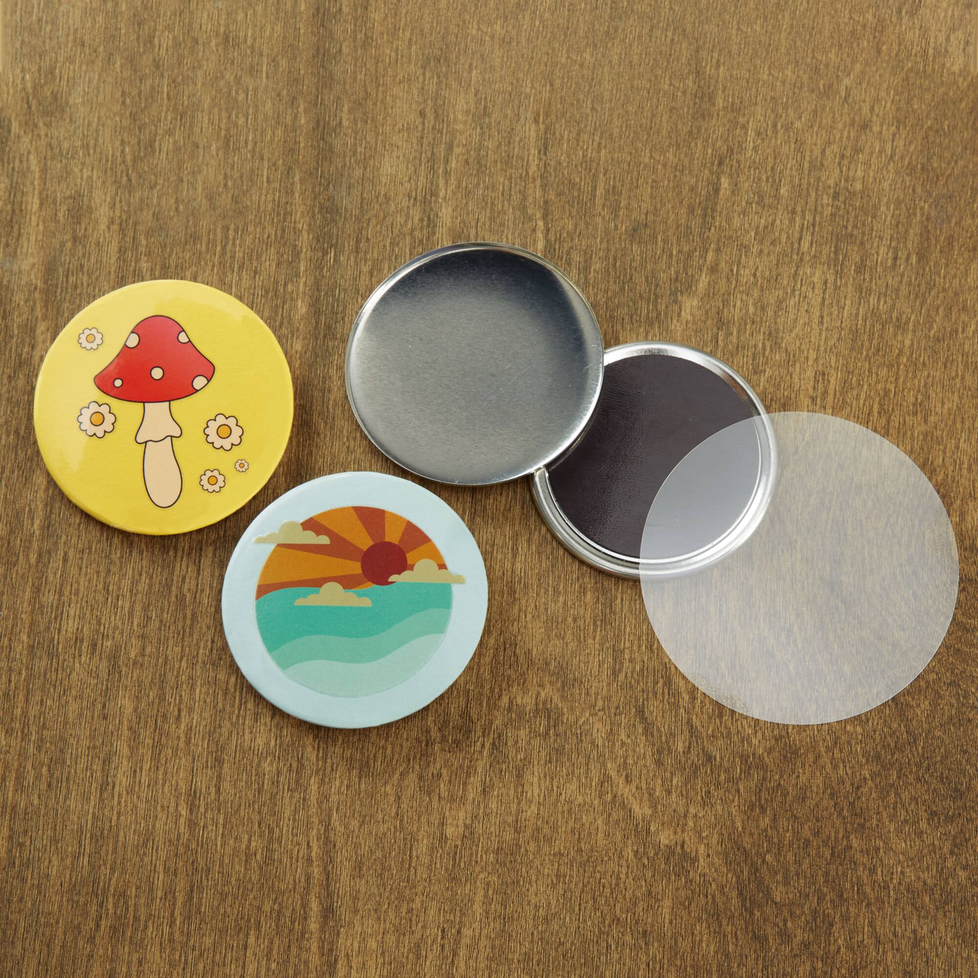 6 Pack: Large Button Magnet Pieces by Recollections™